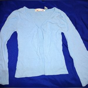 Y2K Light Pastel Bell Sleeve Blouse